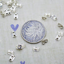 300/500Pcs Fashion Findings Nuts Post Earring Plug Back Stoppers Rubber