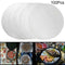 100pcs Round Parchment Paper Silicone Oil Non-Stick Pad Papers White Baking H0L9