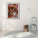 5D Diamond Painting Animal Full Round Drill DIY Mosaic Picture Home Decoratio