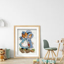 Partial Embroidery 50x40cm Child Life DIY Stamped 11CT Cross Stitch Kit (2)