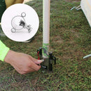 Steel Ground Nail Awning Rod Holder Fixing Pipe Tent Pole Sunshade Pole