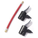 Bicycle Inflate Pump Pants Dual Head Schrader Presta Valve Adapter Set Bike Parts