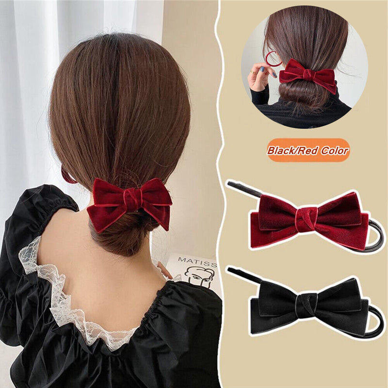 Styling Bow Pattern Hair Rope Bun Maker Hair Making Tool Hairstyle Headband