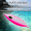 Fishing Jigging Lure Spoon 40g Metal Slow Jig Artificial Hard Bait Lead Tackle