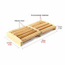 Wooden Foot Roller Massager Foot Massager Acupuncture Therapy Foot Acupoint