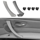 2pcs Right Side Inner Front Door Panel Pull Trim+Cover for  E90 E91 (Grey) Newly