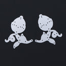 Symmetrical Flower Bud DIY Metal Embroidery Craft Stencil Cutting Die