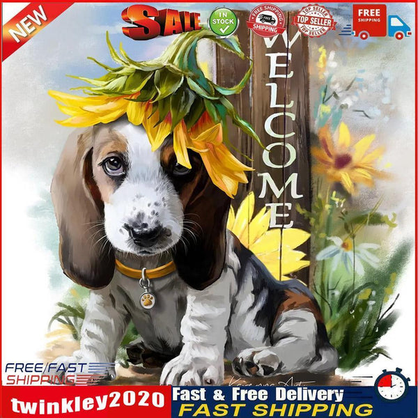Cute Dog 5D Diamond Painting DIY Embroidery Cross Stitch Home Decor Gifts Newly