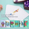 6pcs 5D DIY Diamond Painting Special-shaped Rhinestones Greeting Birthday Cards