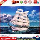 5D DIY Full Drill Diamond Painting Ocean Ship Cross Stitch Embroidery Kits Newly