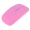 Multicolor 2.4GHz 1000DPI Ultra Thin 3-Button Photoelectric Radio Mouse with 8