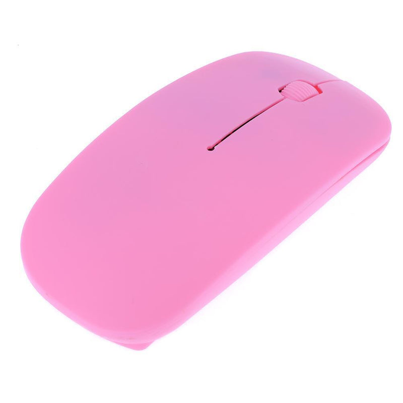 Multicolor 2.4GHz 1000DPI Ultra Thin 3-Button Photoelectric Radio Mouse with 8