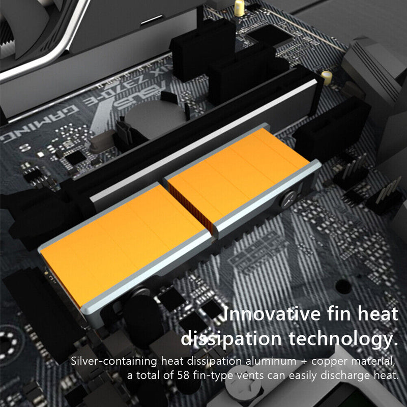 JEYI Q80/Q150 Solid State Hard Drive Thermal Pad NVME/NGFF M.2 SSD Heatsink Set