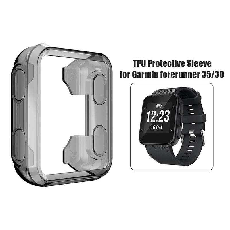 Soft Clear TPU Protector Bumper Frame for Garmin Forerunner 35/30 Watch Covers