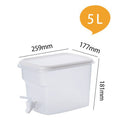 Cold Kettle Refrigerator with Faucet Lemonade Fruit Beverage Bottle (5L)