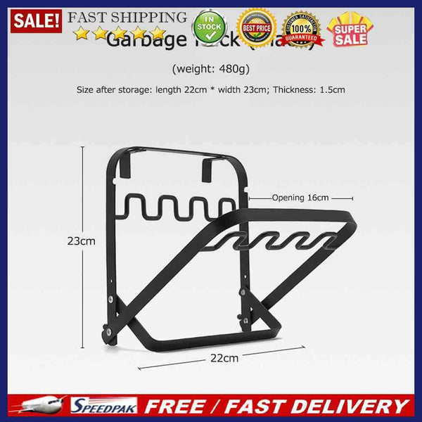Portable Garbage Bag Holder Table Garbage Bag Holder for Camping Picnic Barbeque