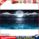 DIY 5D Mosaic Sea Moon Picture Full Drill Round Rhinestone Painting Kit Newly