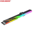 COOLMOON GT8 Horizontal GPU Support Video Card Stand GPU Holder (Black)