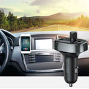 Car LCD Display FM Transmitter Dual USB Mobile Phone Charger Players F7J4 E6B4