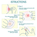 Grade Silicone Frosted Clear Nipple Everters with Storage Case Nipple Protector