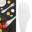 Camping Portable Tableware Cutlery Tool Fork 3 in 1 Stainless Steel Spoon