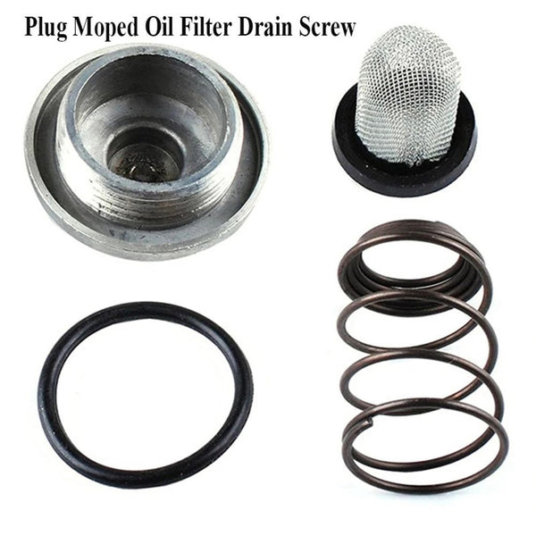 Drain Screw Oil Filter Parts Plug Moped Screws 125/150 Engine Parts