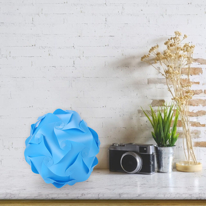 Modern Pendant Lights Bedroom Hanging Lamp Nordic Lampshade Holder (Blue) Newly