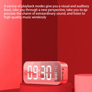 Bluetooth-Compatible Wireless Speaker Alarm Clock HiFi Mirror Player Subwoo