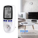Plug in Power Meter Electricity Analyzer Monitor Voltage Wattmeter (FR) Newly