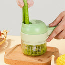 Brush 4 in 1 Vegetable Chopper Electric Vegetable Cutter Set Food Processor