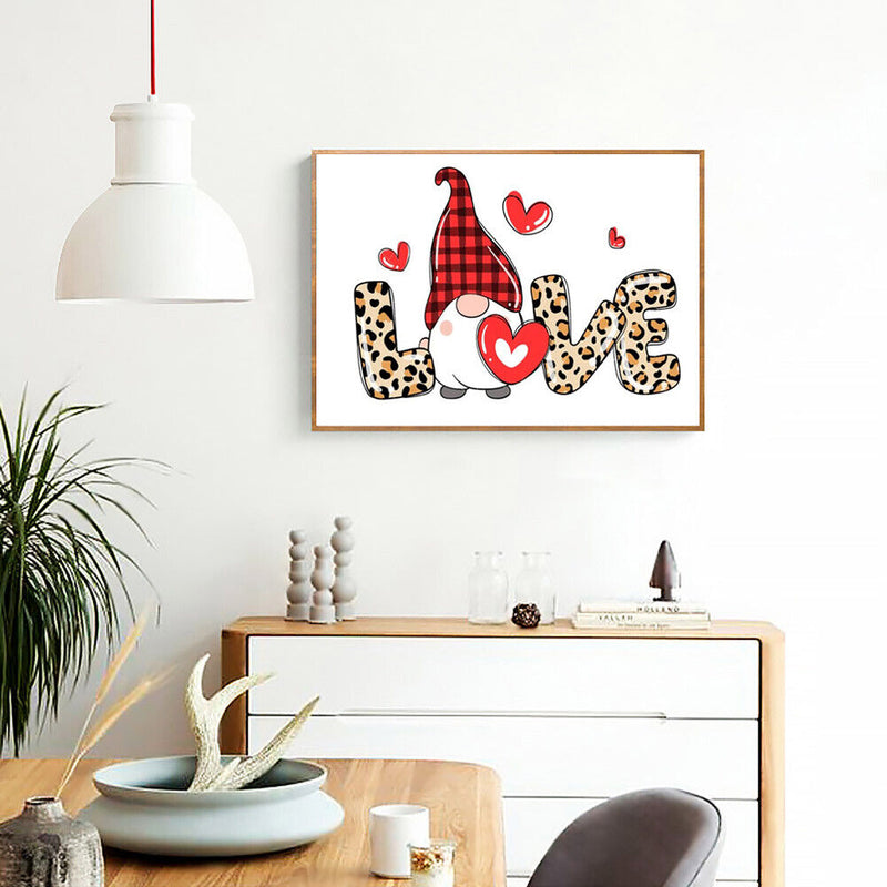 50x40cm Paint By Numbers Gnome Oil for Adults Children Room Home Wall Decor Gift