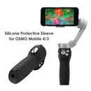 Protective Case for DJI OM 4 Silicone Handle Protector Dust Cover (Black) Newly