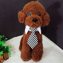 Large Dogs Cats Striped Pet Grooming Supplies Formal Dog Necktie Collar Bow Tie
