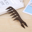 Men Hair Texture Wide Tooth Texturizing Comb Man Oil Head Hair Comb (Black)