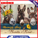 Three Donkeys Acrylic Drawing DIY Oil Paint by Numbers Hand Painted Home Decor