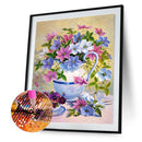 5D DIY Full Drill Diamond Painting Cartoon Flowers Cross Stitch Embroidery Ki
