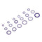 270Pcs/Box 18 Sizes Kit Air Conditioning Car Car Vehicle HNBR O-Rings Repair A