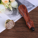 Ancient English Alphabet Letter Metal Seal Wax Stamps Sticks Candles Set (D