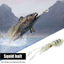 15.5cm 15g Bionic Squid Sea Fishing Lures Artificial Soft Bait (Luminous) Newly
