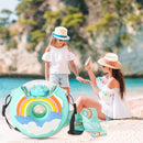 #A 380ml Donut Water Bottle - Portable Toddler Drink Bottle for Outdoor School