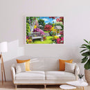 Colorful Garden 5D DIY Full Round Drill Diamond Painting Landscape Beadwork