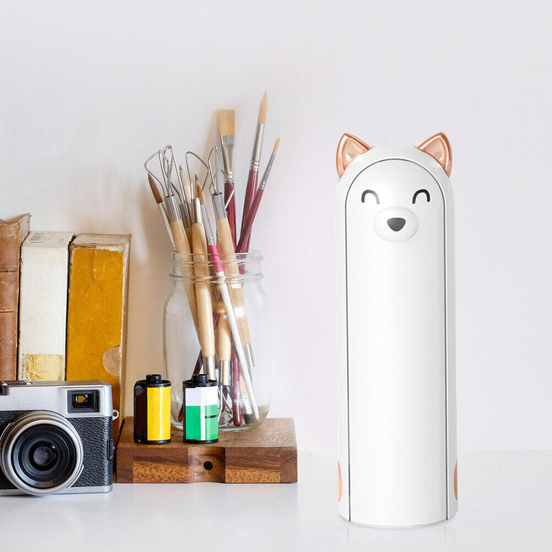 Mini Personal Cooling Handheld Fan Portable Foldable Rechargeable (White)