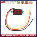 0.36 inch Mini DC 0-100V 3-Wire Gauge Voltage Meter Voltmeter Monitor Teste