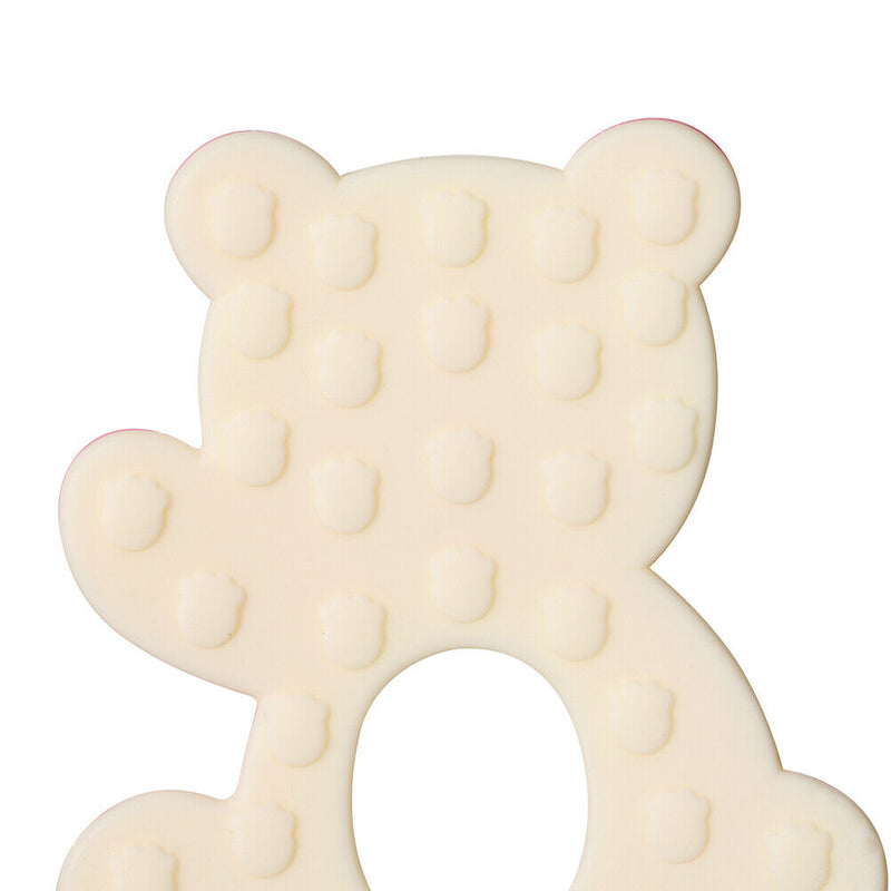 Baby Silicone Teether Cartoon Panda BPA Free Infant Chewing Toys (Black)