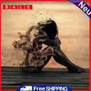 5D DIY Diamond Painting Full Round Drill Disappearing Girl Wall Decor Rhinestone