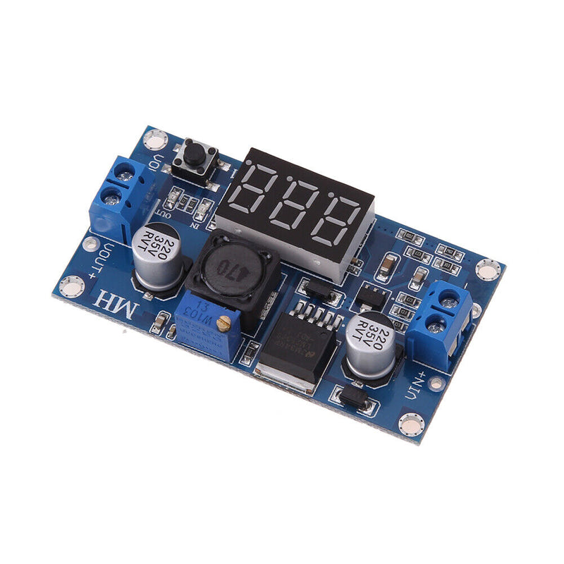 DC/DC Digital Boost Step-up Voltage Converter LM2596s 4-40V with Voltmeter