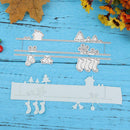 Newzeroin Christmas Punch Stencils for Scrapbooking Embossing DIY Album Card Ges