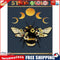 11CT Full Cross Stitch Moon Bee Counted DIY Kits Handmade Cotton Embroidery