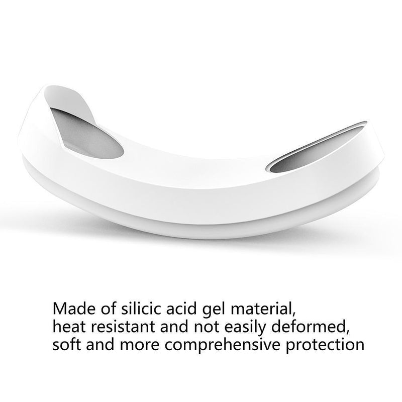 Doorbell Silicone Cover Case Doorbell Accessories for Google Nest (White)