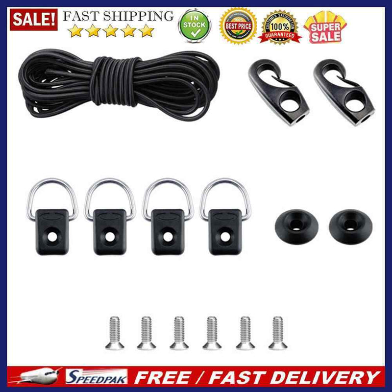 D Ring Mooring Deck Fittings Canoe Kayak Bungee Cord Marine Fishing Rigging
